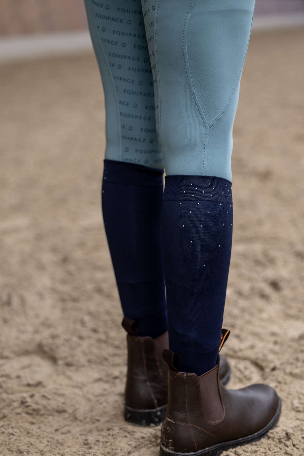 Equipage rhinestone socks