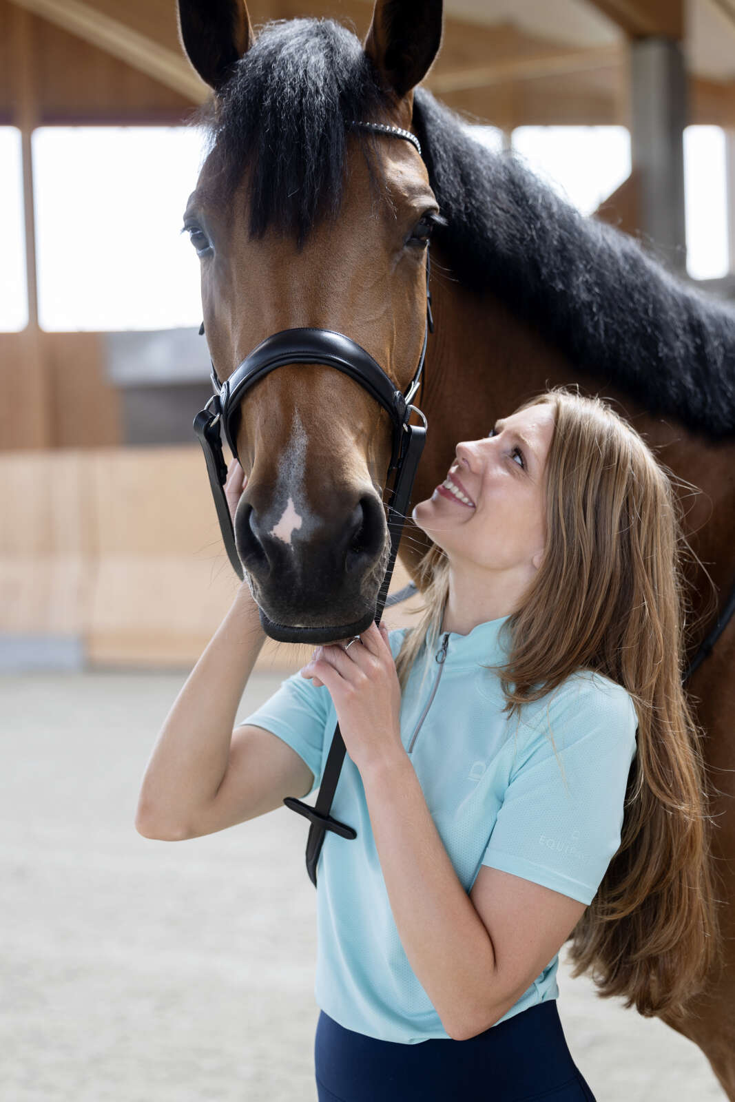 Equipage Hasty Short-Sleeve Half-Zip Riding Top