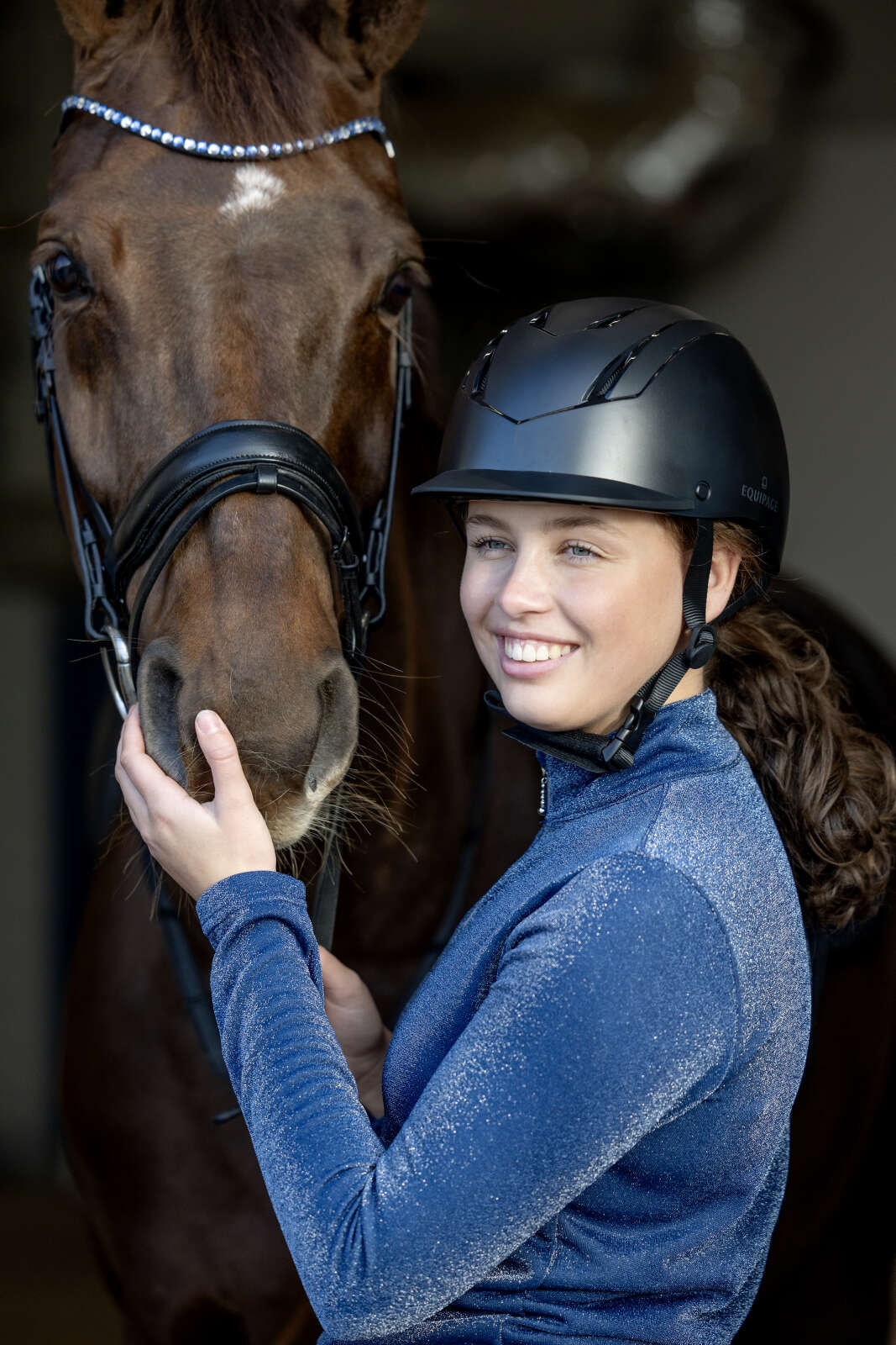 Equipage Vilma Riding helmet, svart