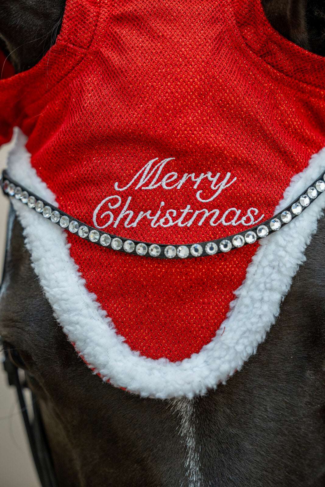 Horse Guard-nissehue m. glitter til hest