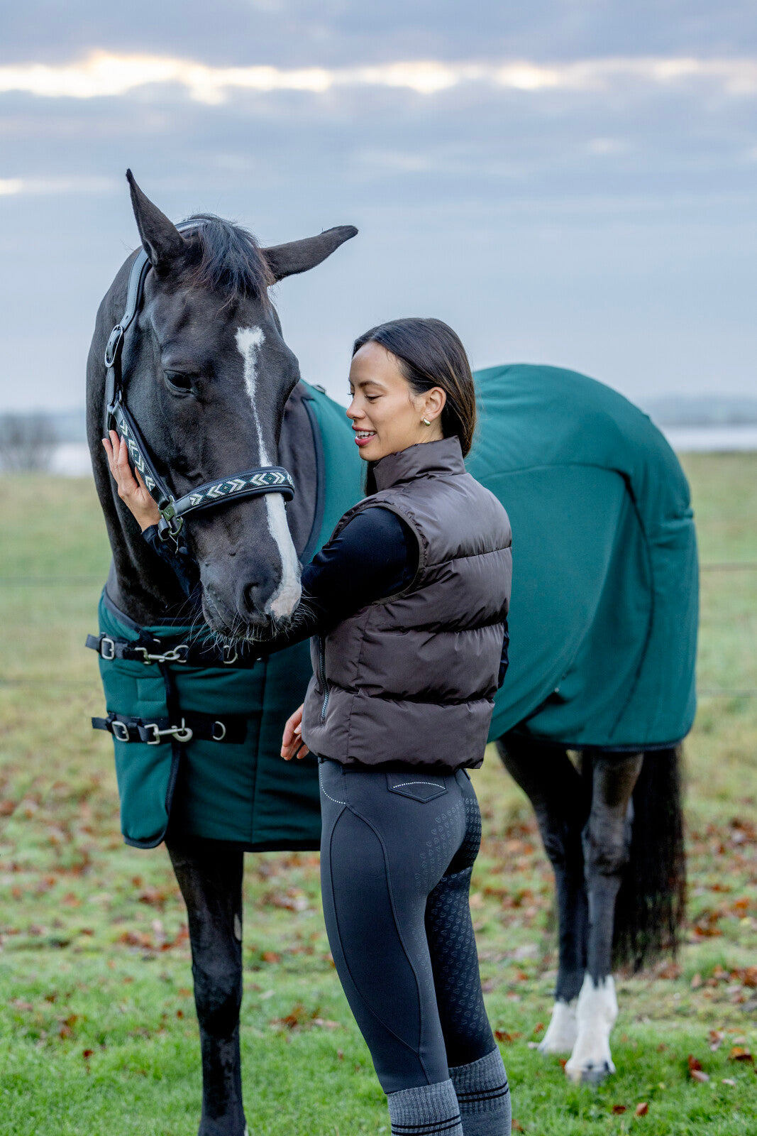 CATAGO Vesta breeches w/ crystal details, fullgrip