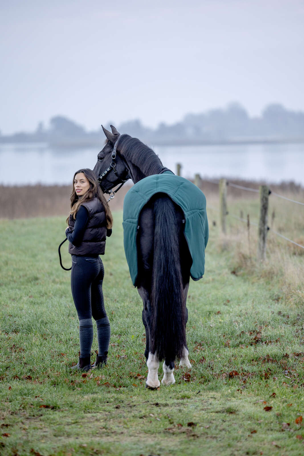 CATAGO Vesta ridebukse med krystaller, fullgrip