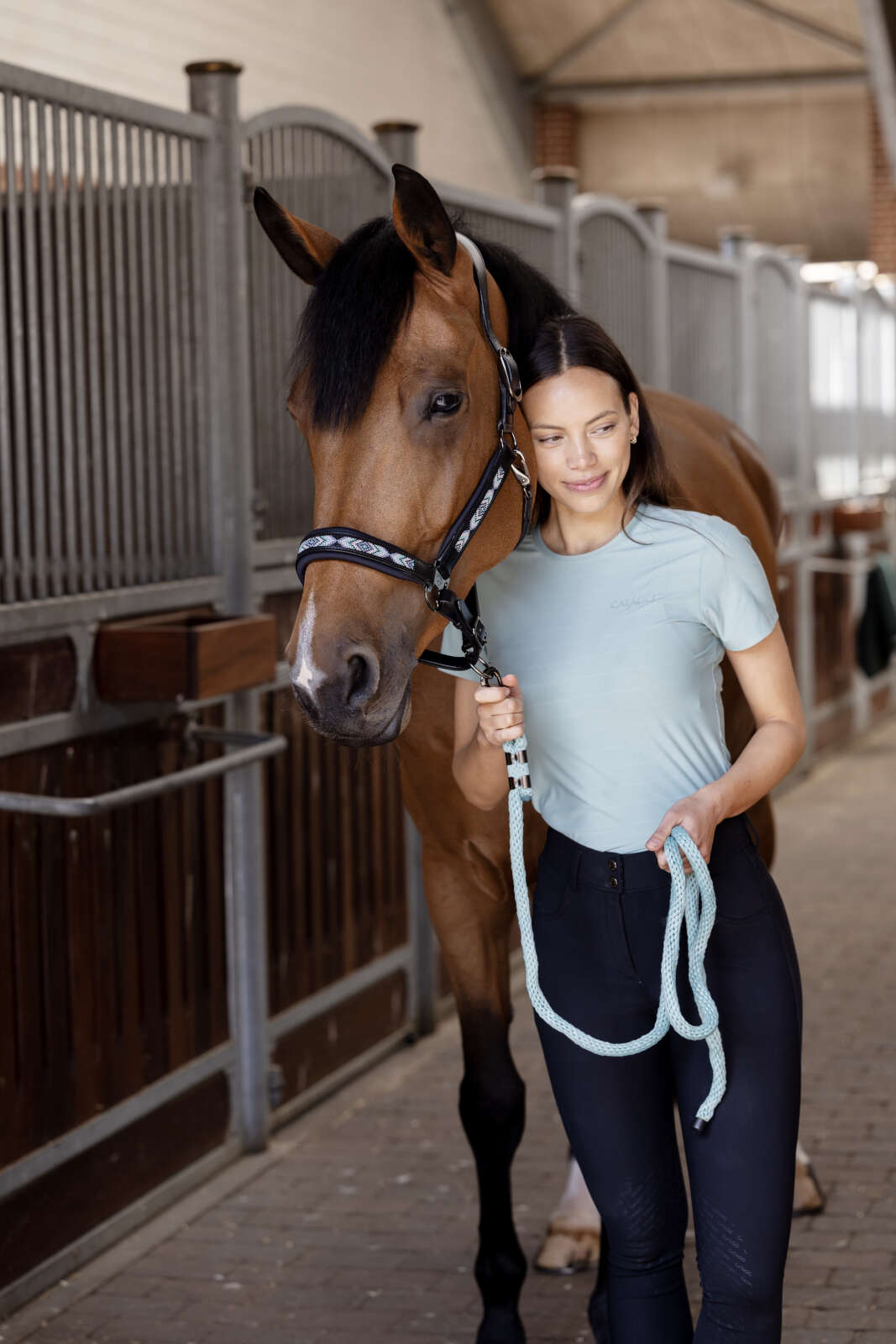 Catago Anamo halter leather, pearl pattern