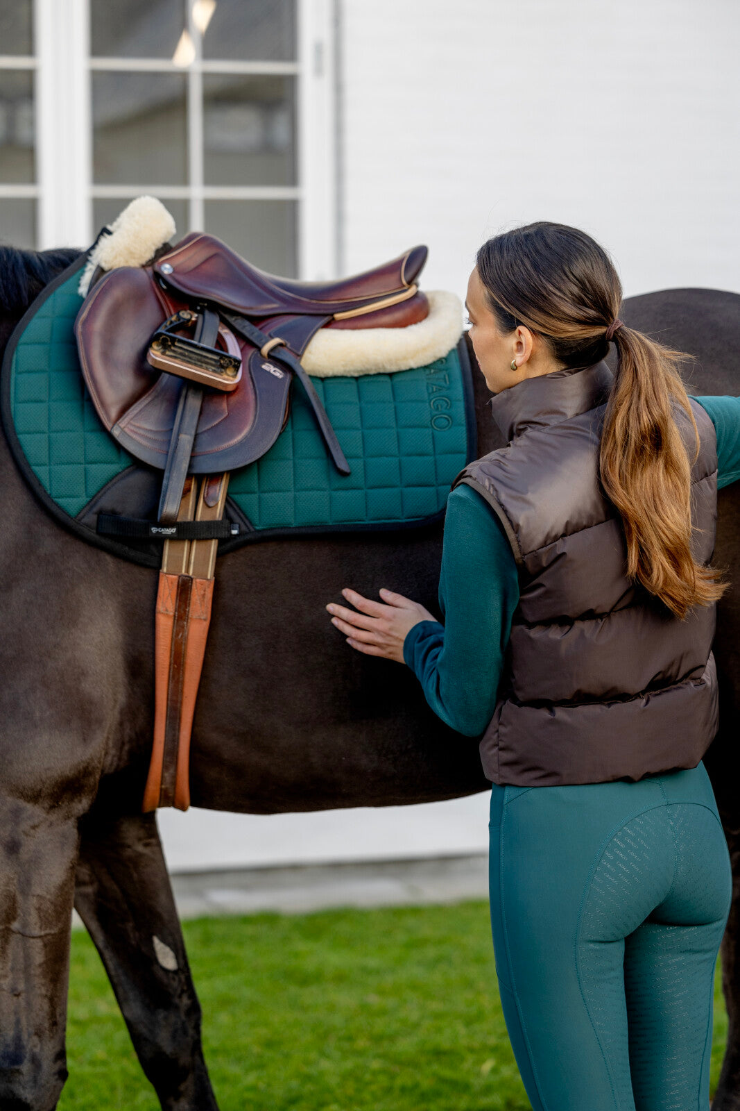 CATAGO FIR-Tech jump saddle pad