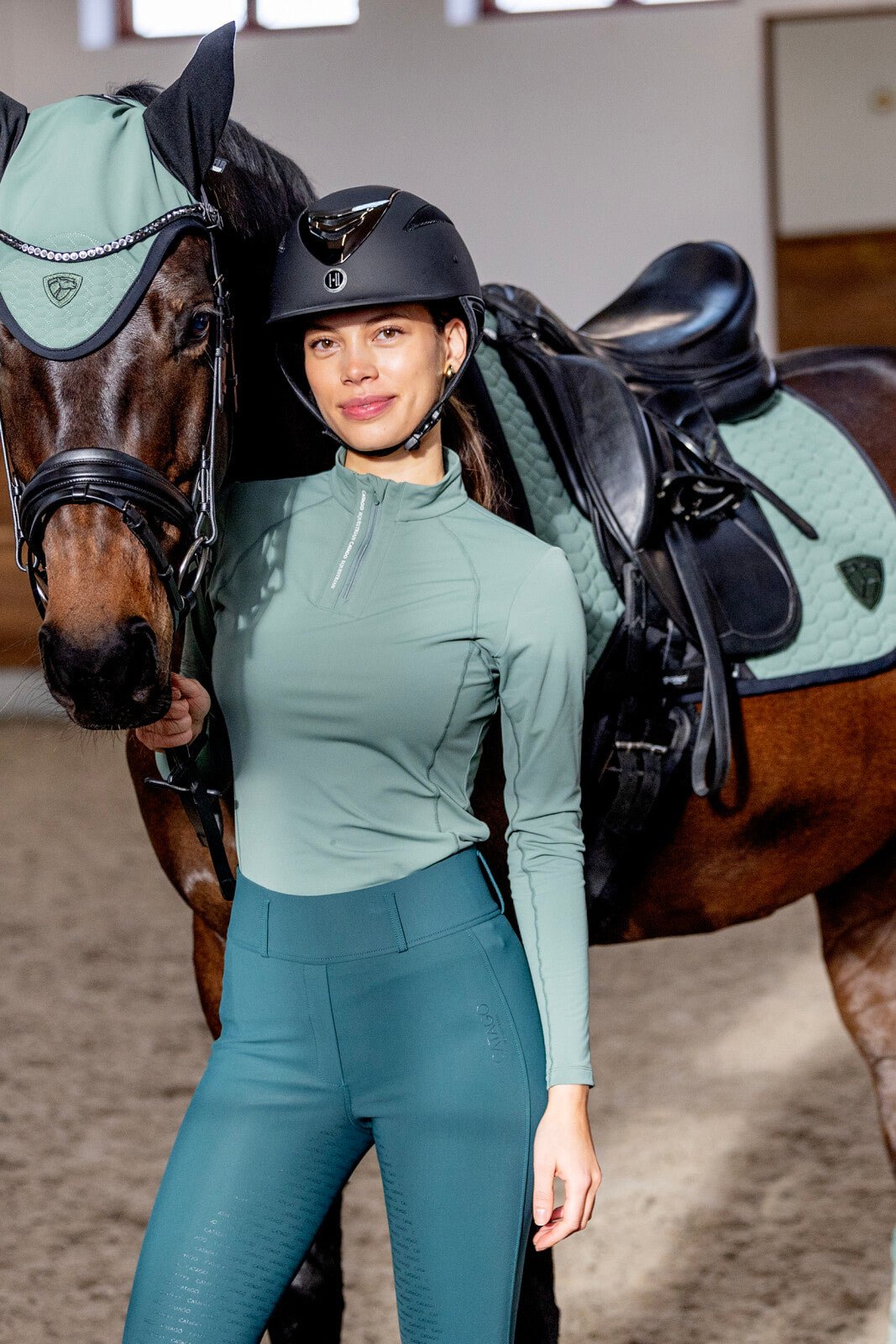 CATAGO River riding tights with belt loop Fullgrip - Unamari