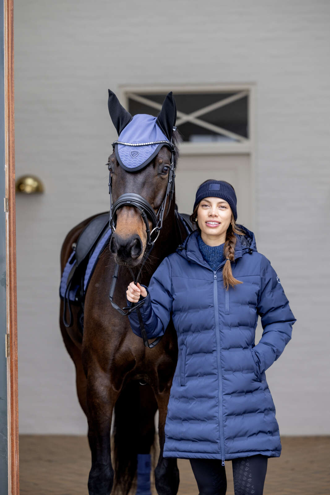 CATAGO Vita long padded riding jacket