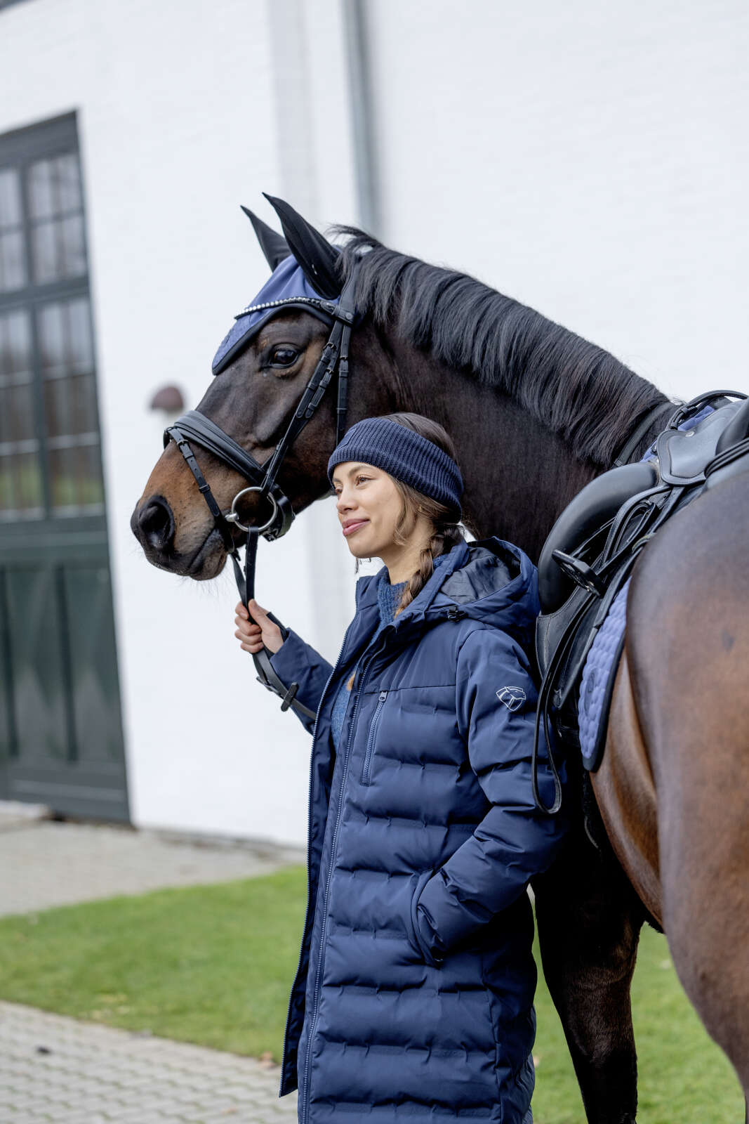 CATAGO Vita long padded riding jacket