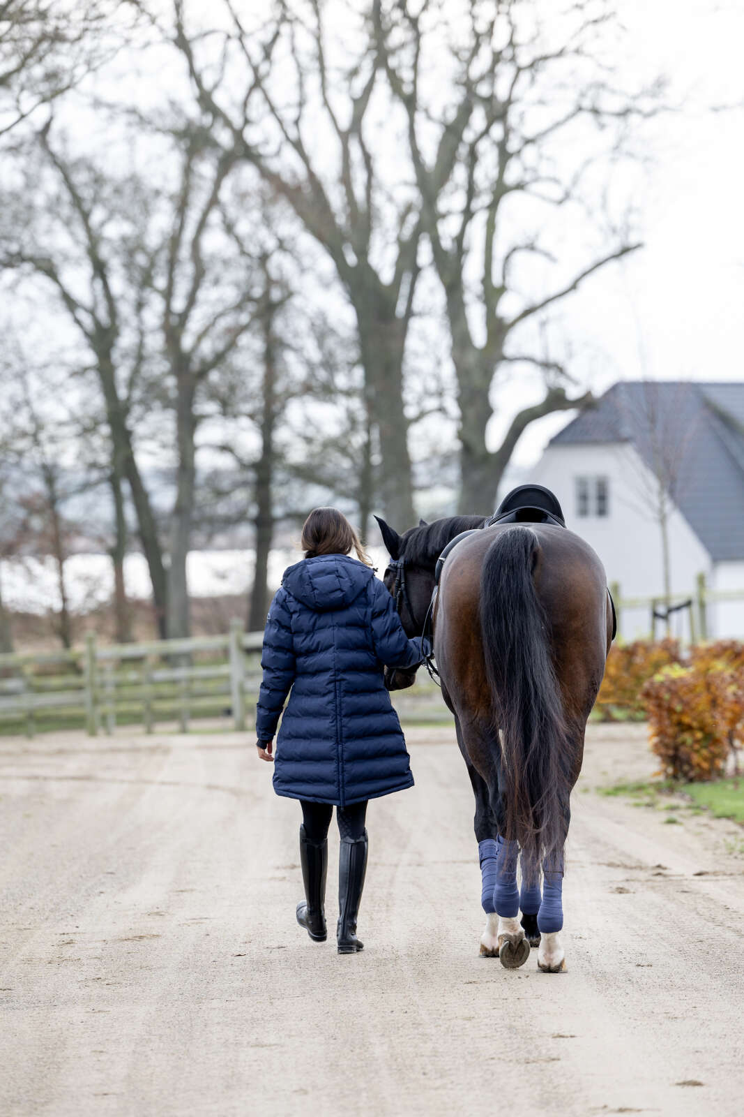 CATAGO Vita long padded riding jacket