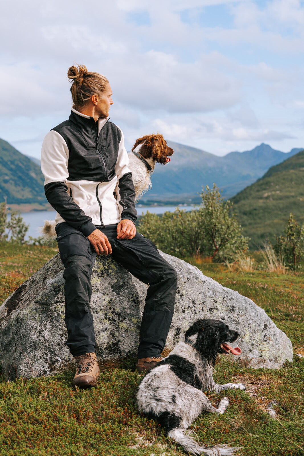 CATAGO MEN Neil fleece riding jacket