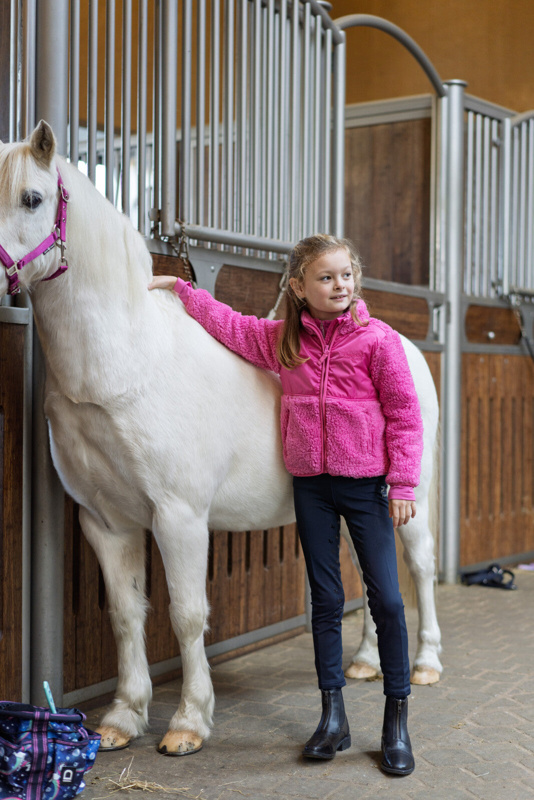 Equipage Vega teddy riding sweater for kids