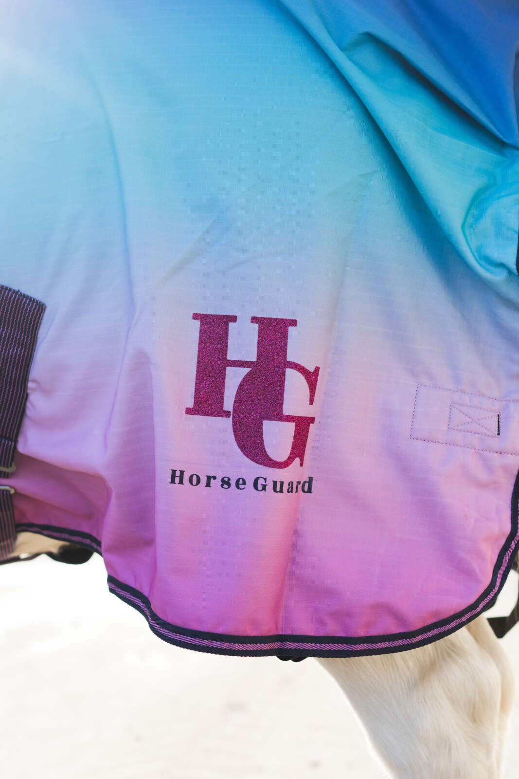HorseGuard Gradient Regendecke mit Fleecefutter