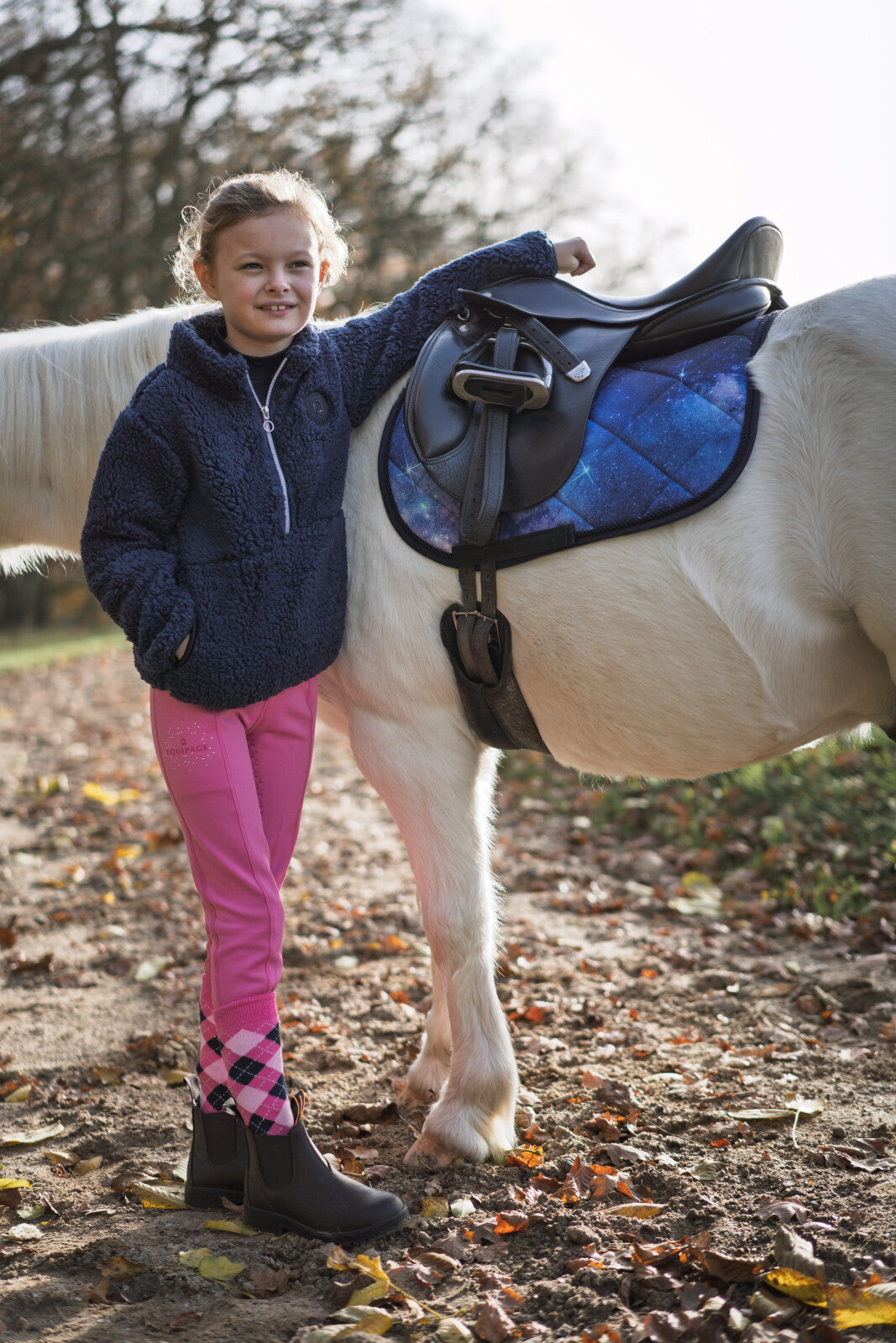 Equipage Veronika Teddy Half-zip Kinderpullover