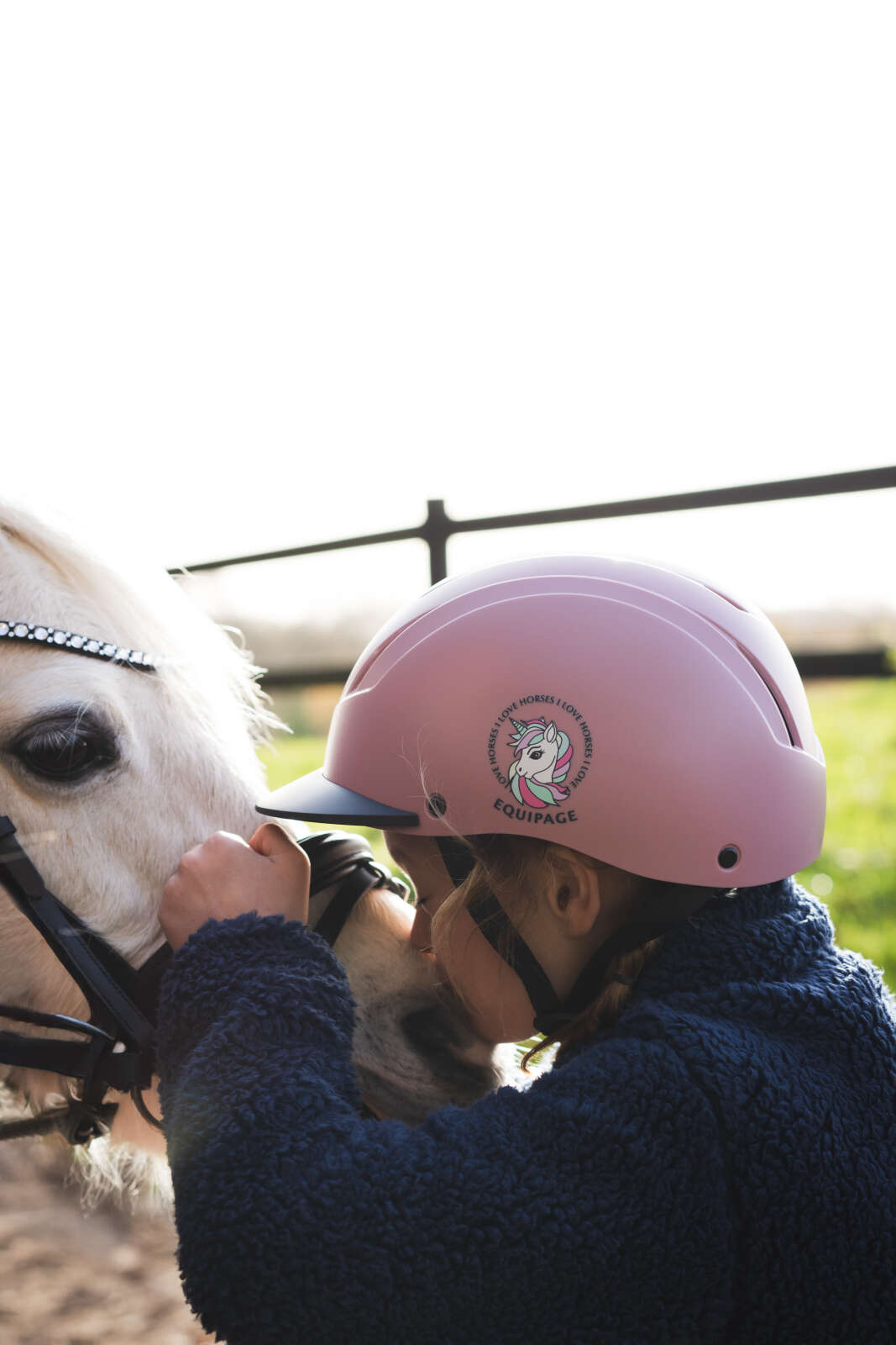 Equipage Vilma Riding helmet, rosa
