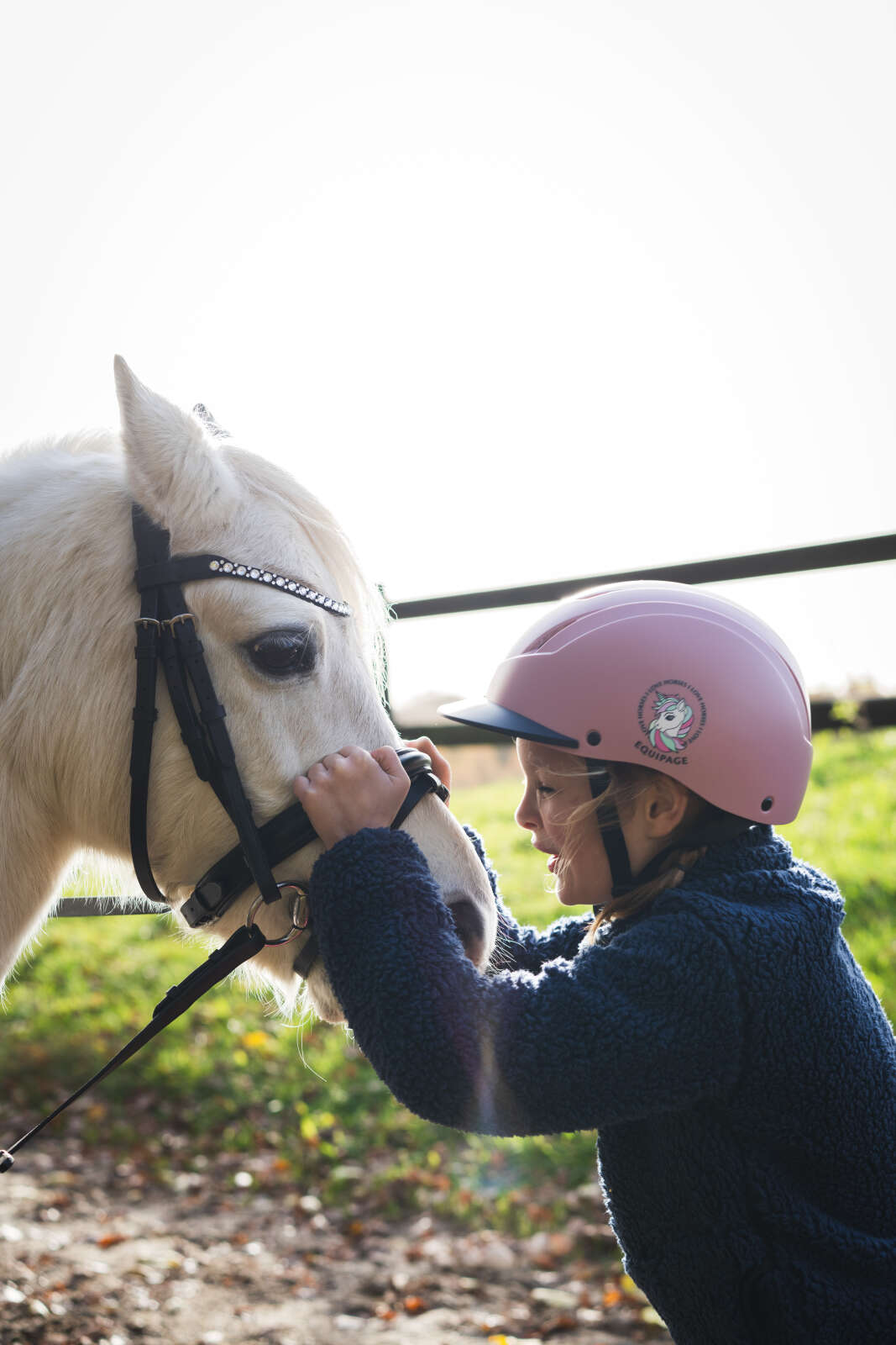 Equipage Vilma Riding helmet, rosa