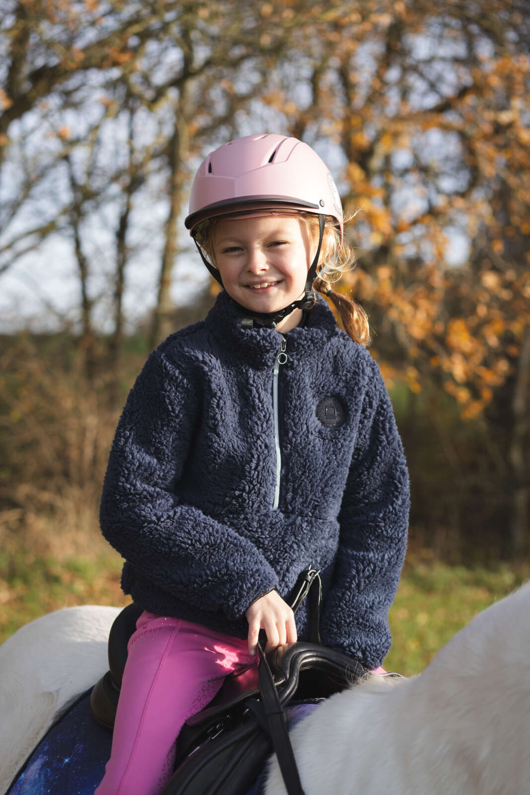 Equipage Veronika half-zip teddy for kids