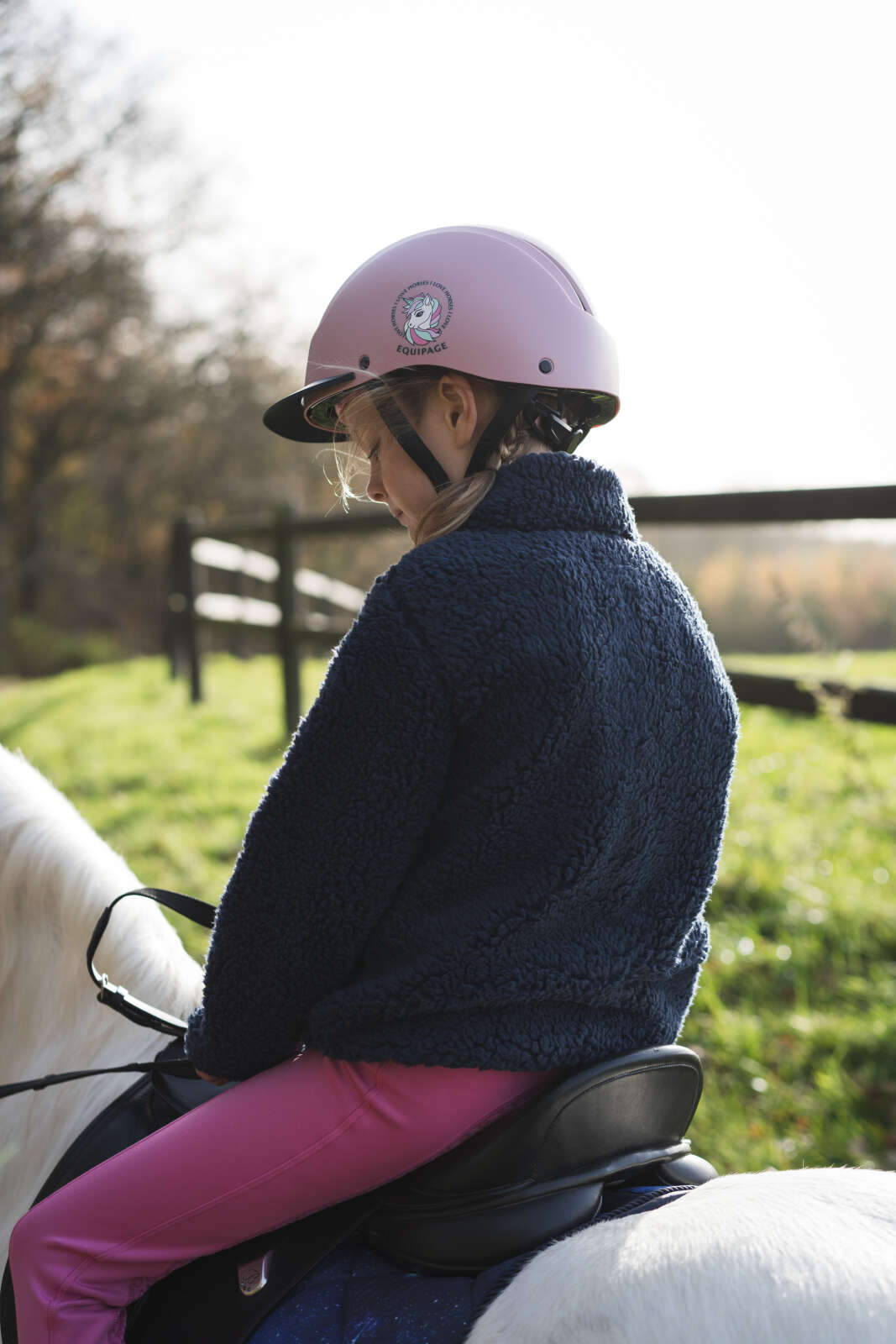 Equipage Vilma Riding helmet, rosa