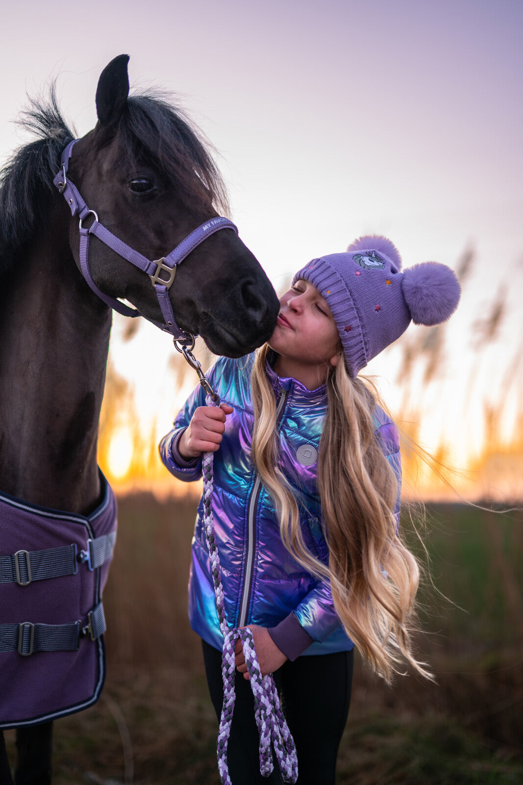 Horse Guard Malva halter "My Favorite Unicorn"