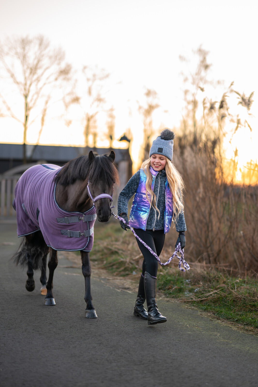 Equipage Miles zip ridejakke til børn