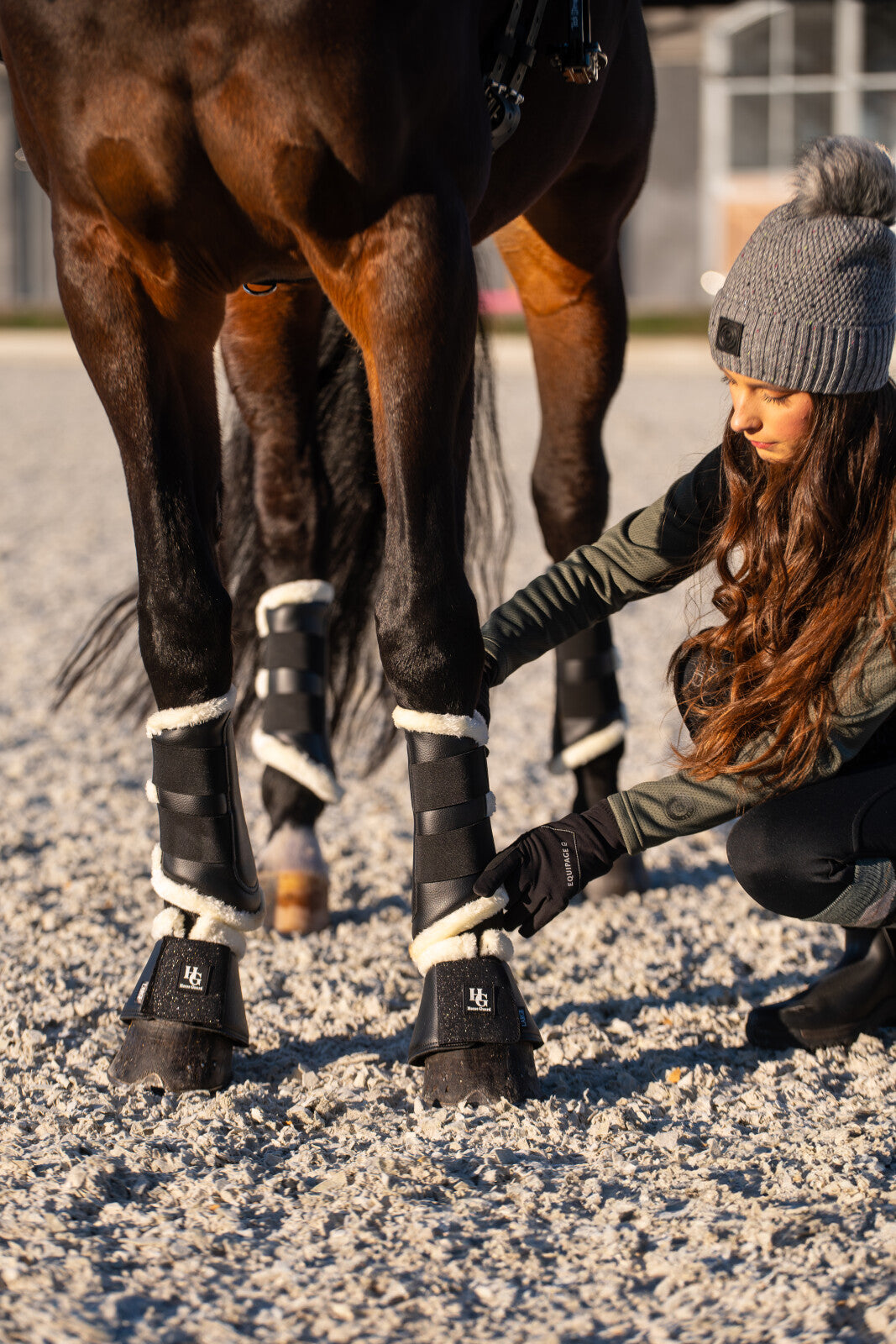 HorseGuard Leela glitter bell boots