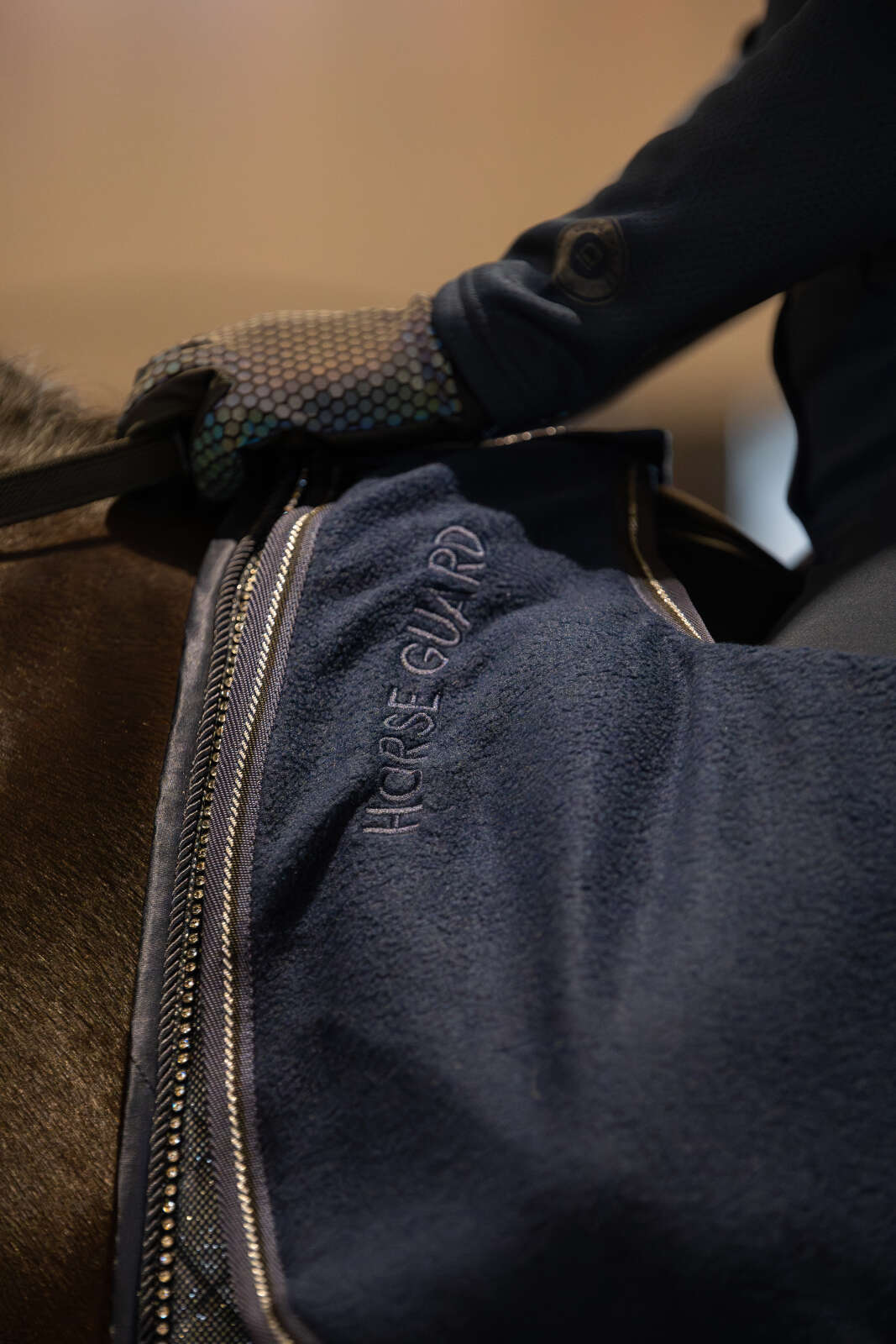 HorseGuard Sandy fleece exercise rug