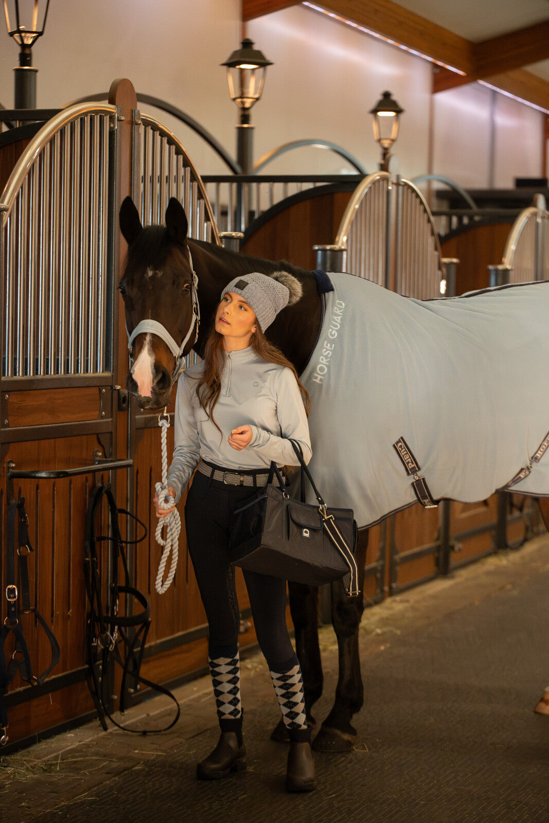 Horse Guard Layne fleece täcke m/teddy