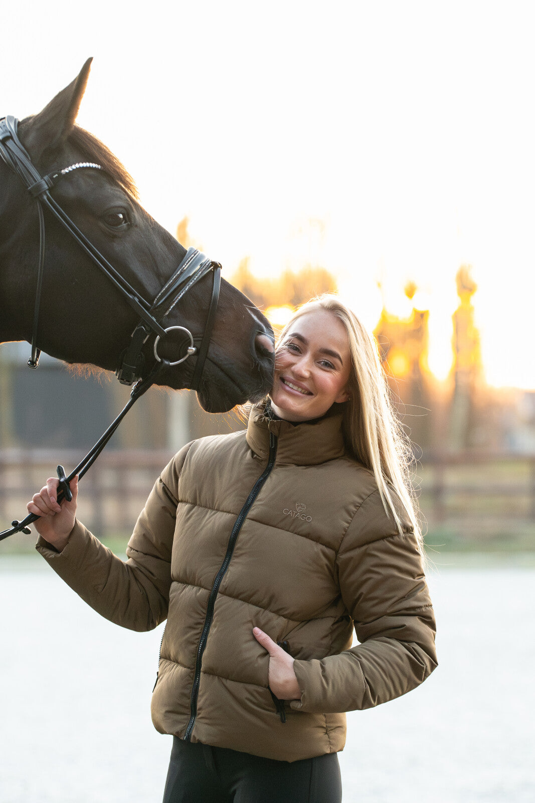 CATAGO Bella puffer riding jacket