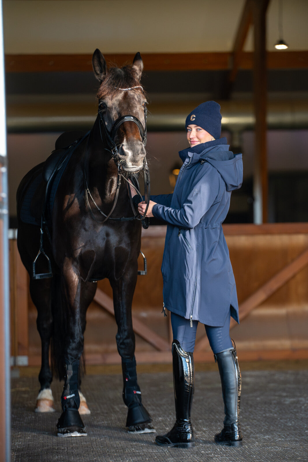 CATAGO Abby long soft shell riding jacket