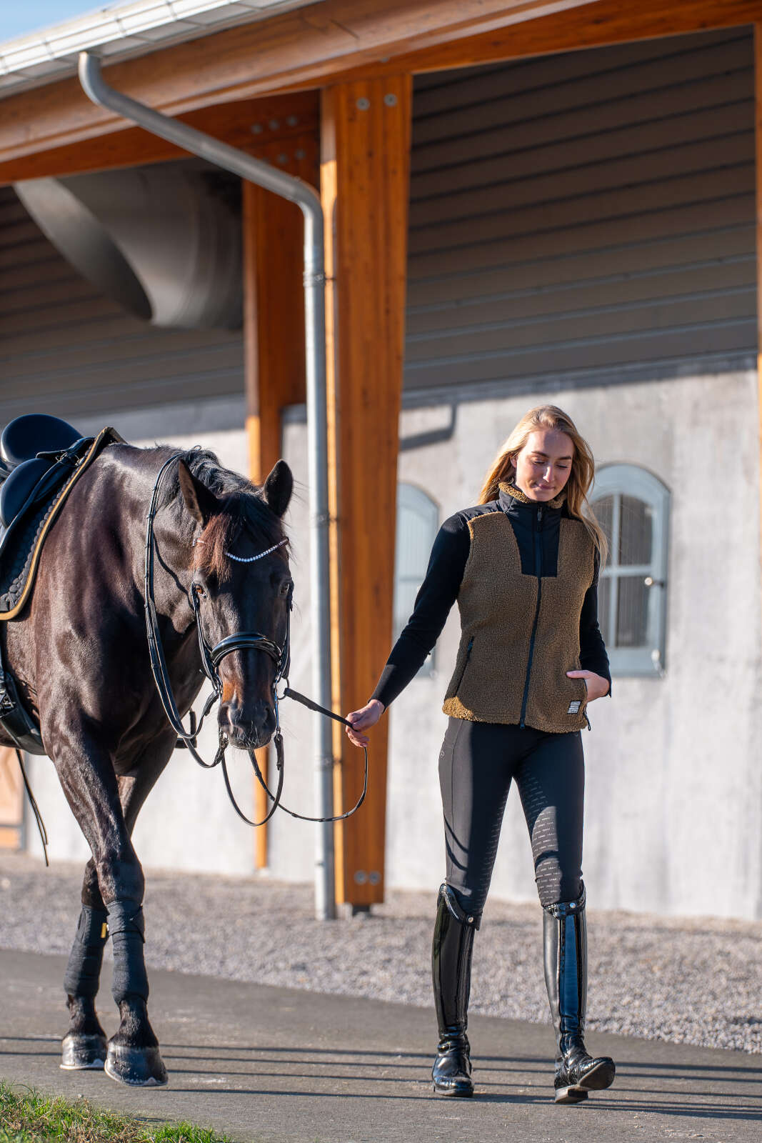 Catago River ridtights med belteløkke Fullgrip
