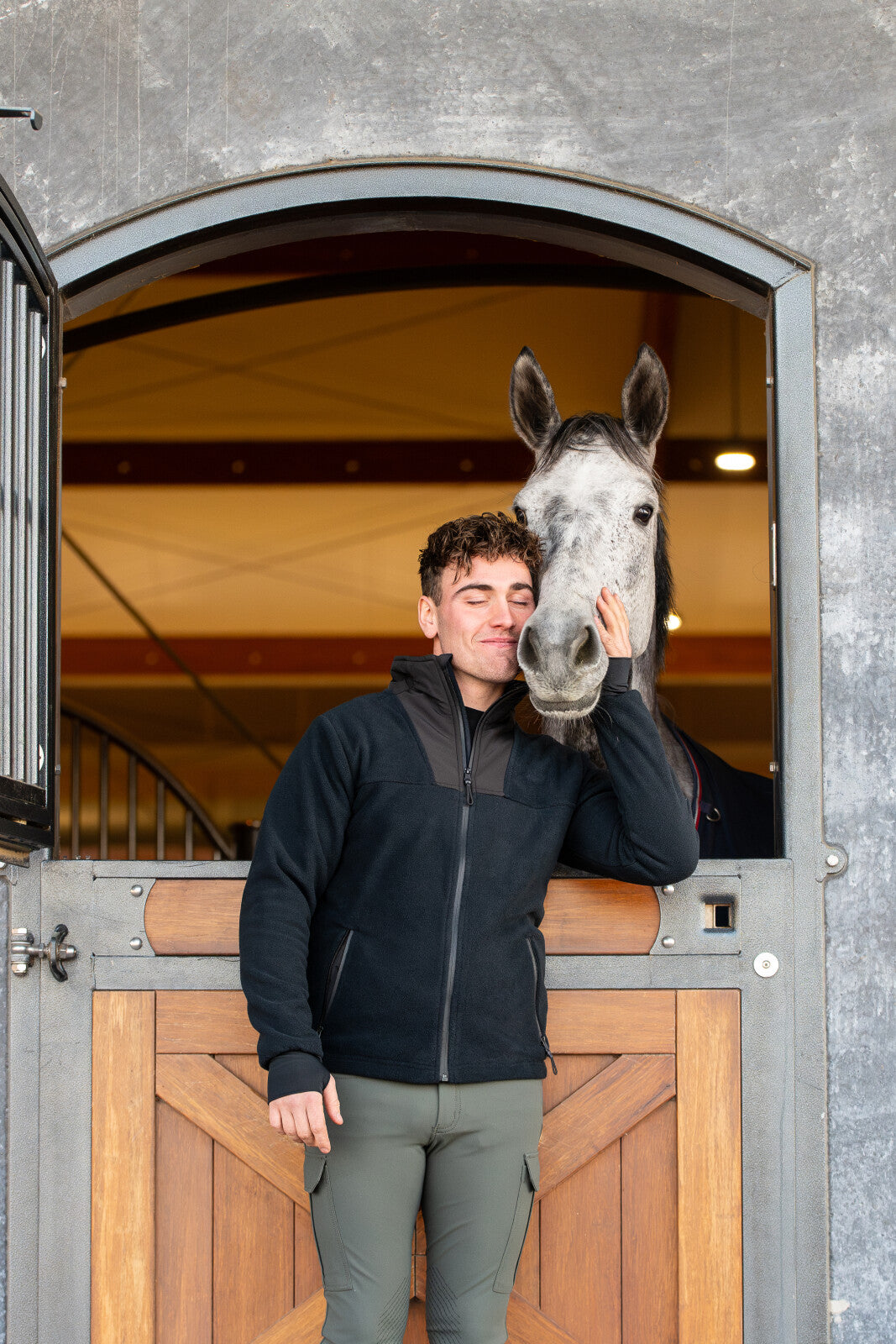 CATAGO MEN Aiden zip polar fleece ridejakke