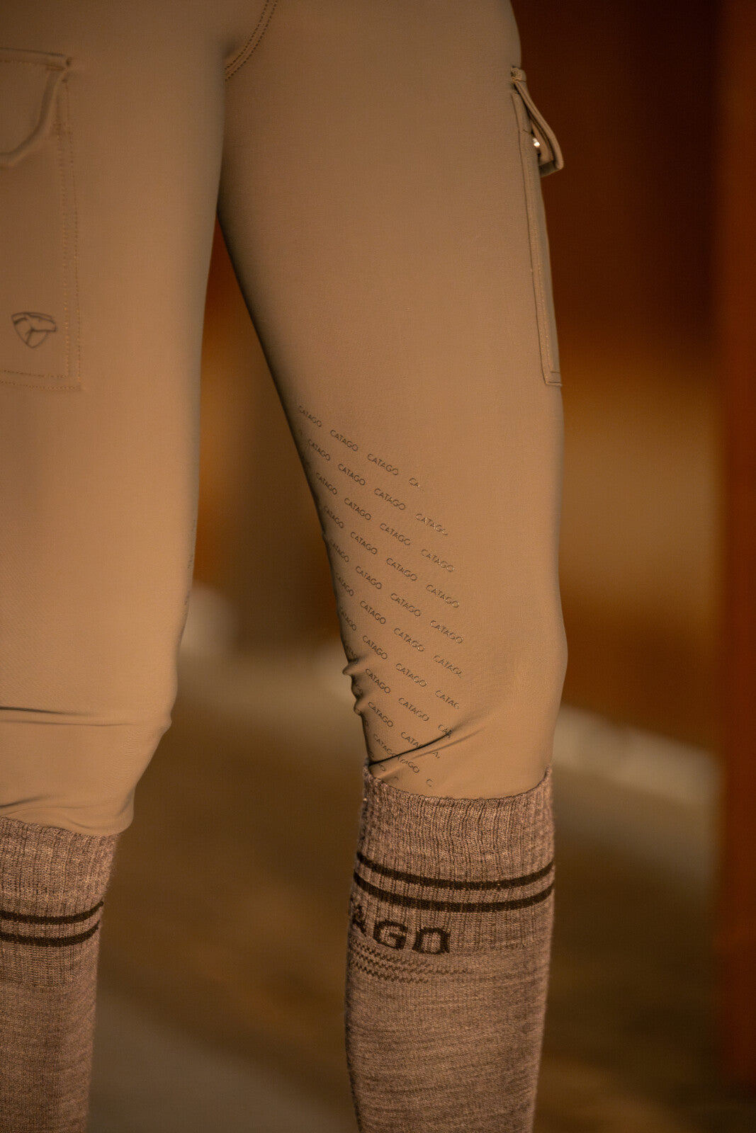 CATAGO River ridtights med knägrip