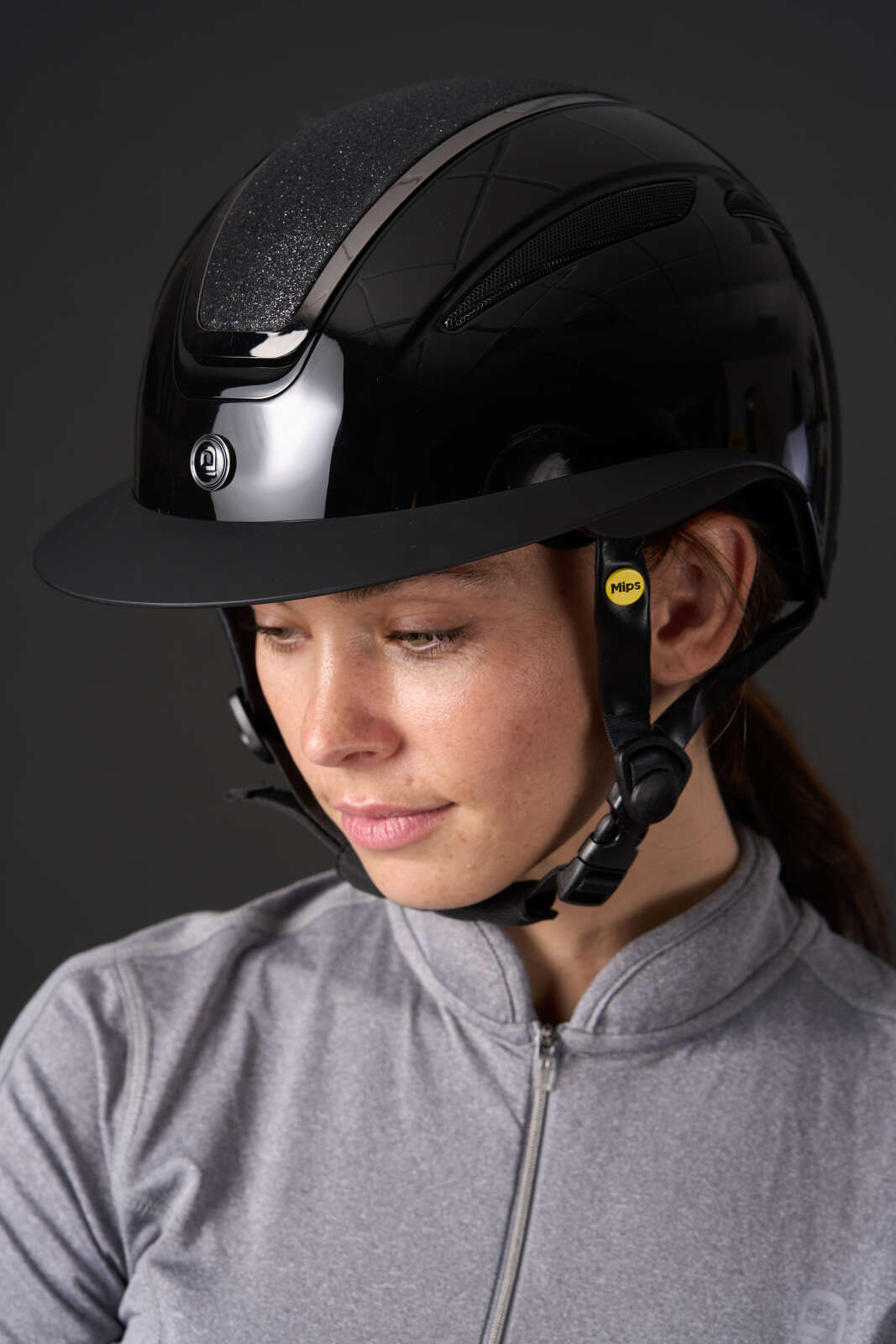 Equipage MIPS Guardian riding helmet Glossy - Glitter top