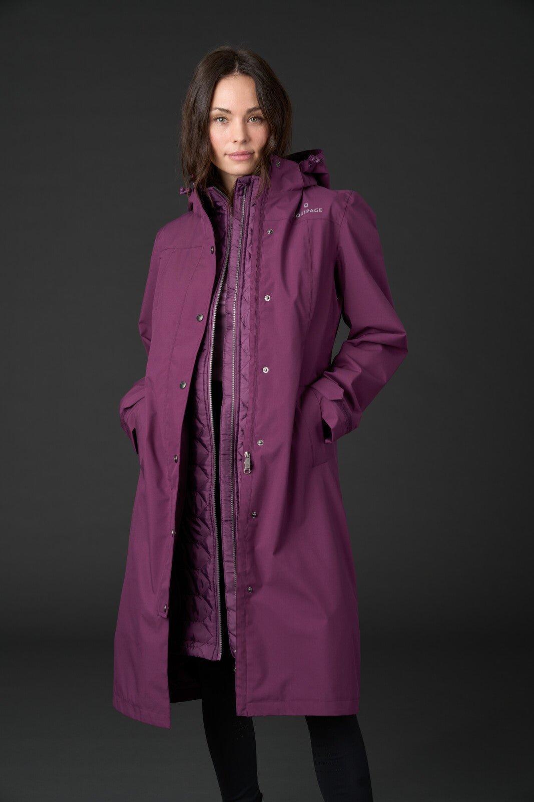 Equipage Heaven long riding rain coat - Unamari