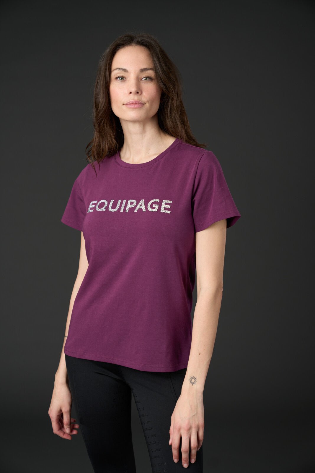 Equipage Telina short sleeve riding blouse - Unamari