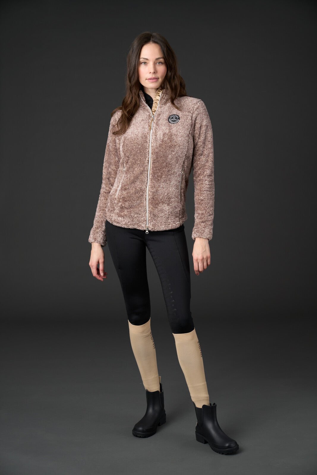 Equipage Miles zip riding jacket - Unamari