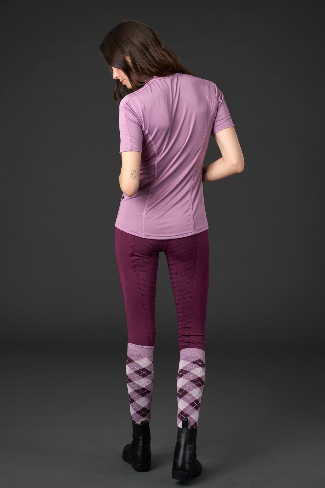 Equipage Awesome short sleeve riding blouse - Unamari