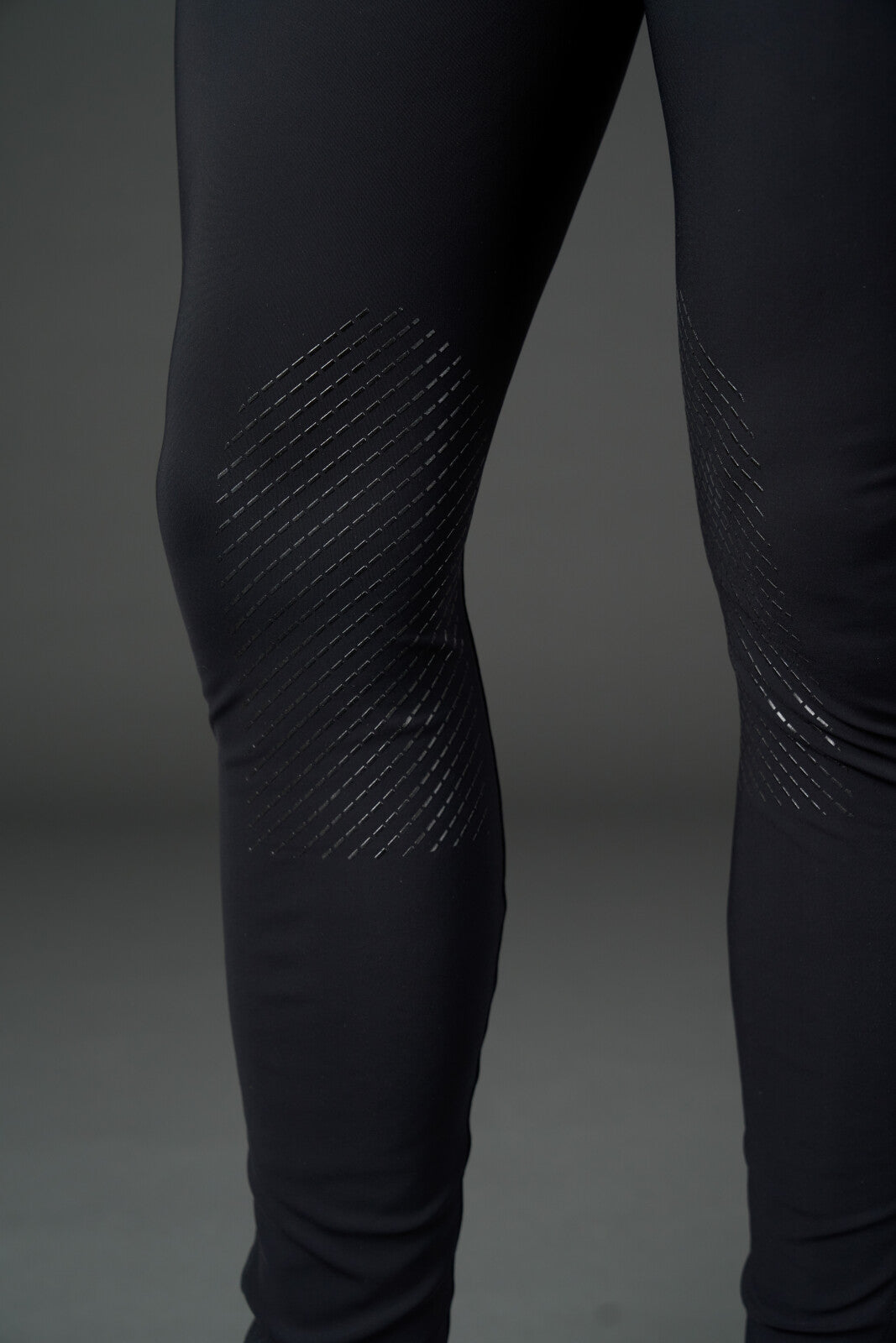 CATAGO MEN Nero knägrepp ridbyxor