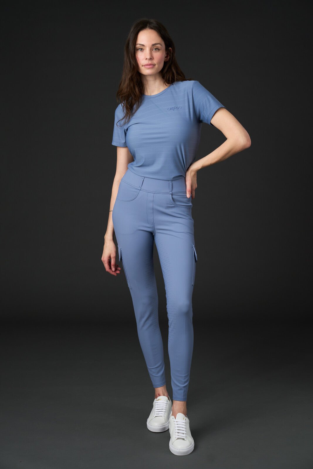 CATAGO Tanya Cargo riding tights with fullgrip - Unamari
