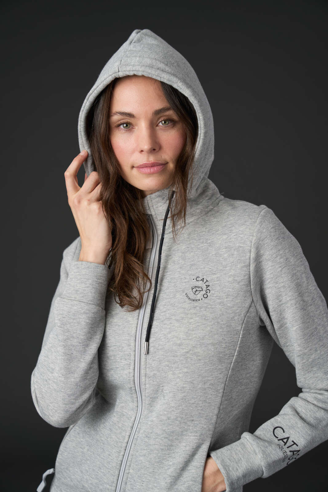 Catago Natalie hoodie med glidelås