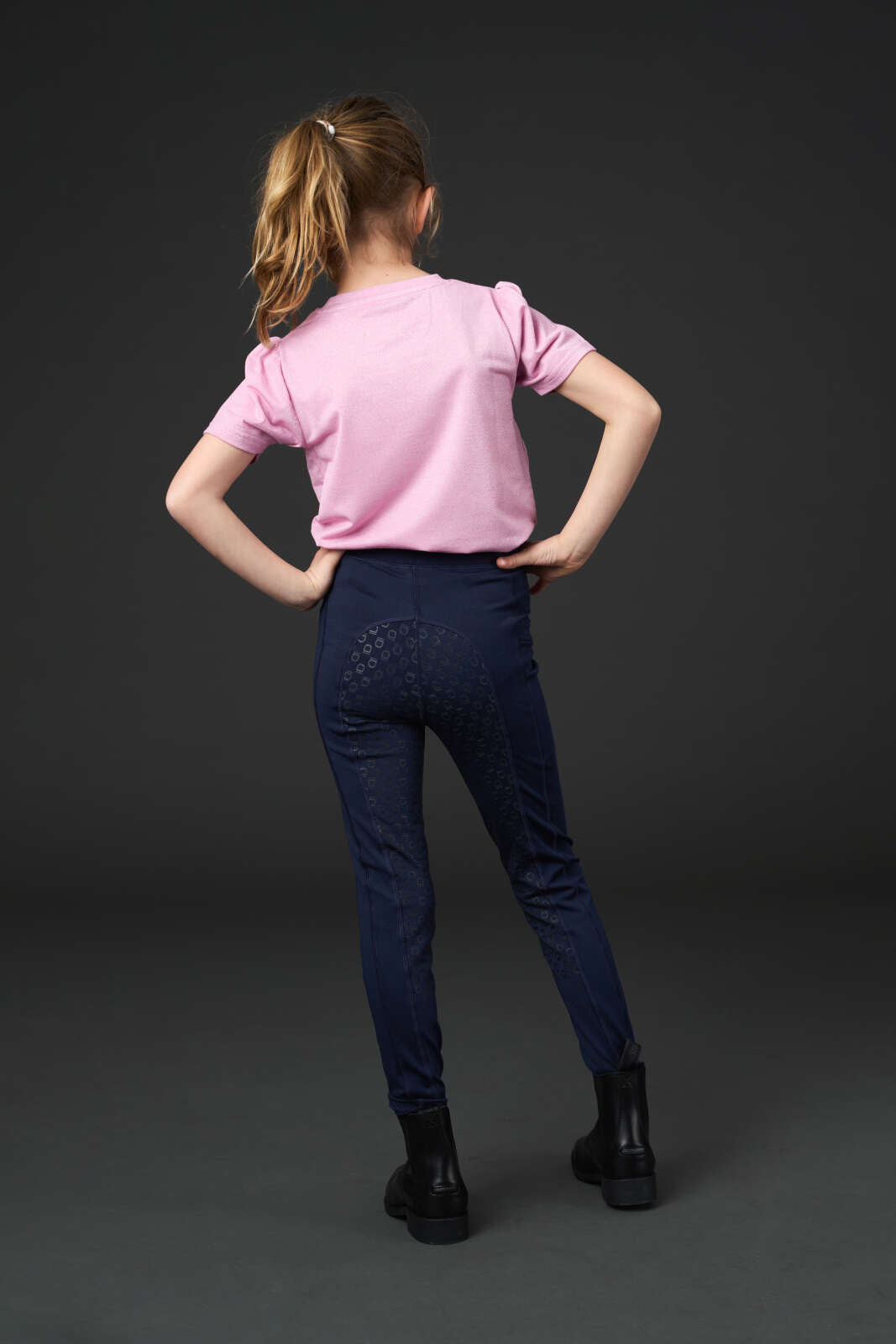 Equipage Molly-ridetights med fullgrip til børn