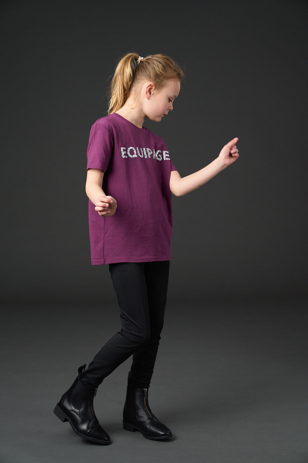 Equipage Telina short sleeve riding blouse for kids