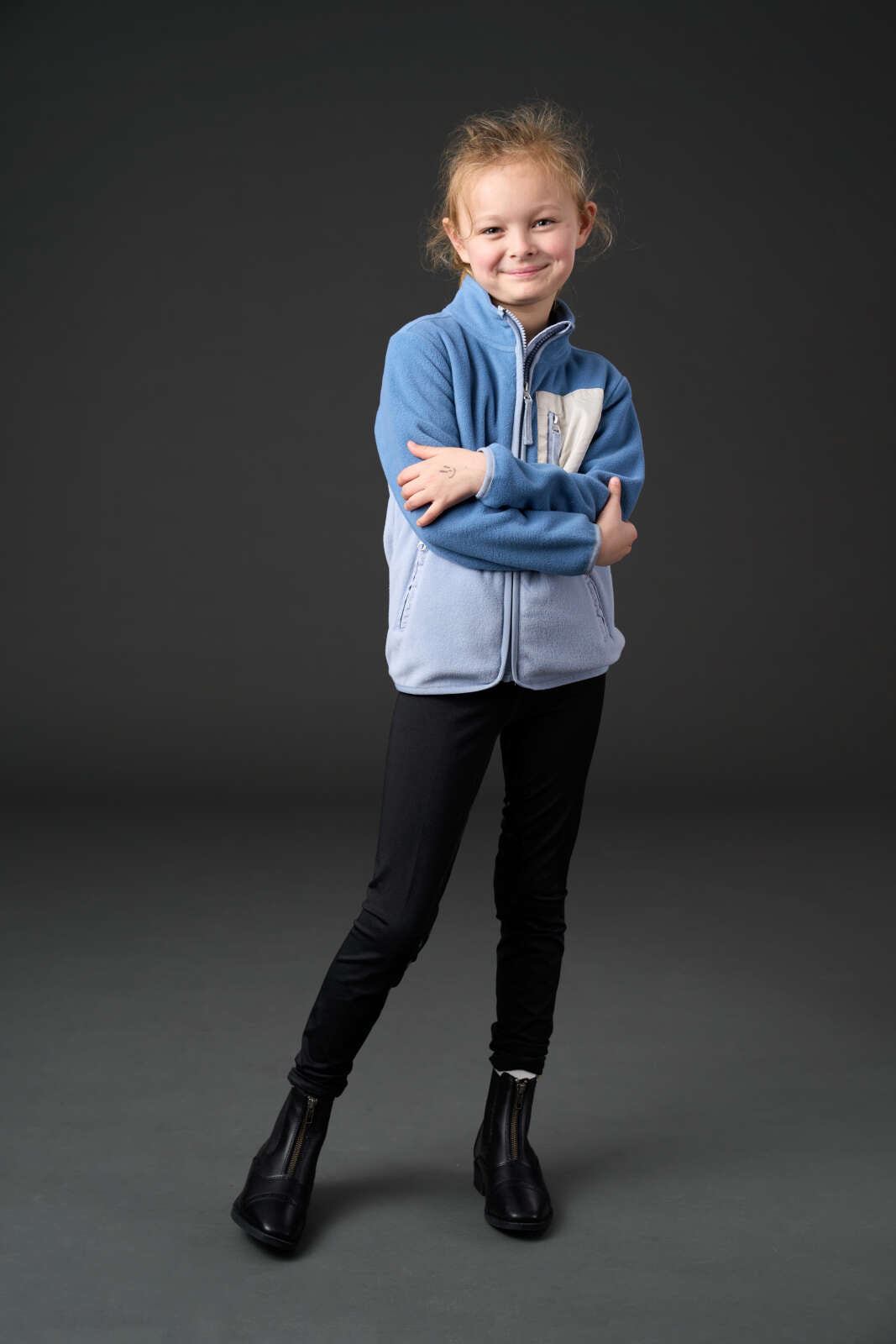 Equipage Thea zip cardigan för barn