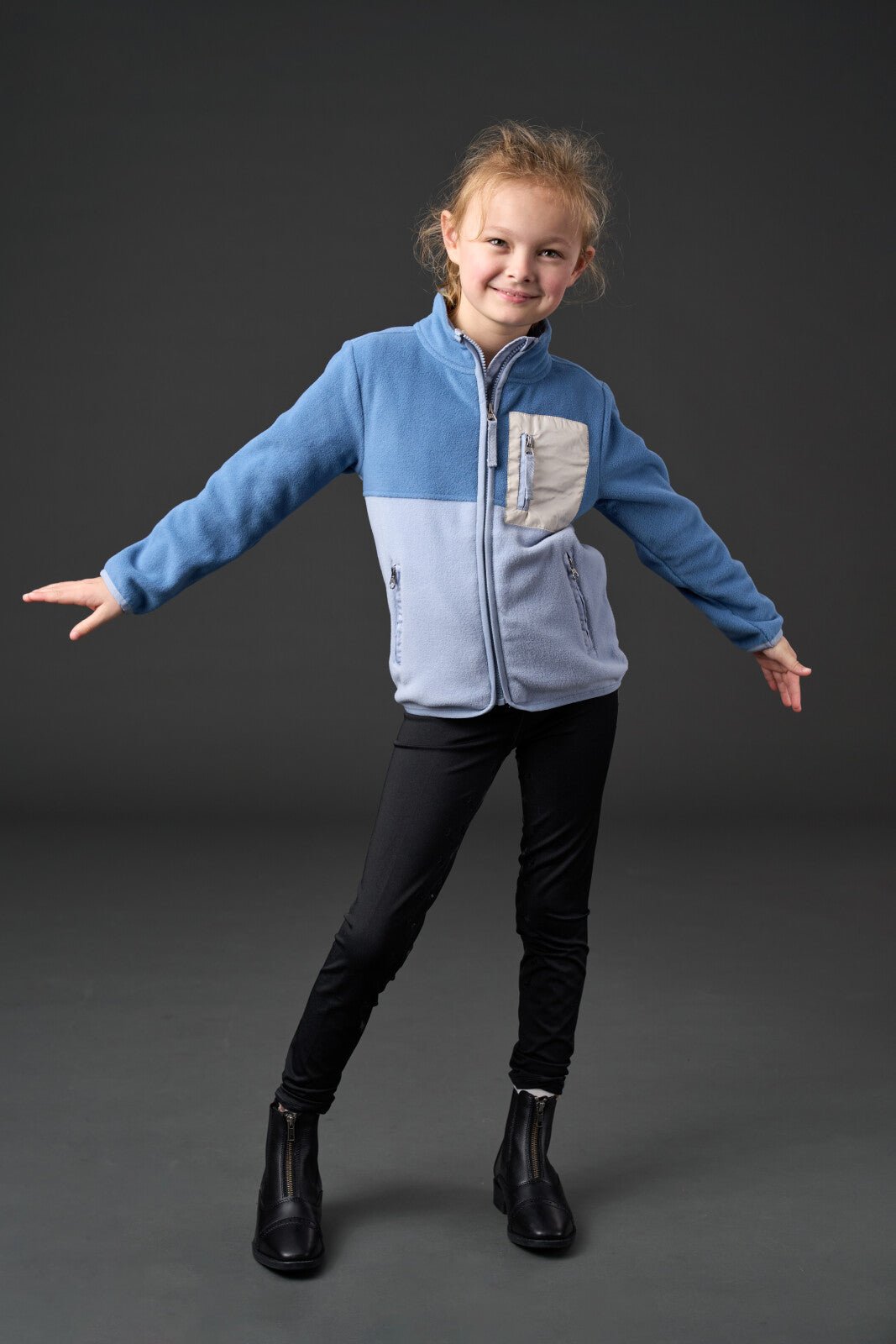 Equipage Thea zip cardigan for kids - Unamari