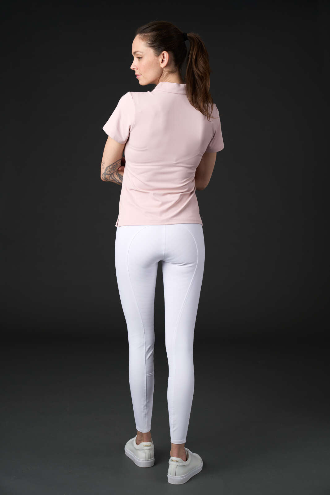 Catago Nash zip polo kortærmet ridebluse