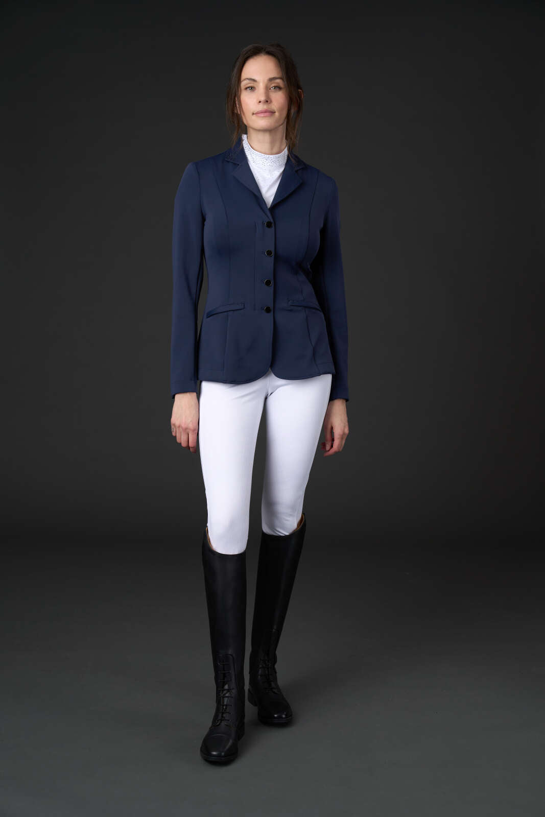 Equipage Monroe show jacket with rhinestone details