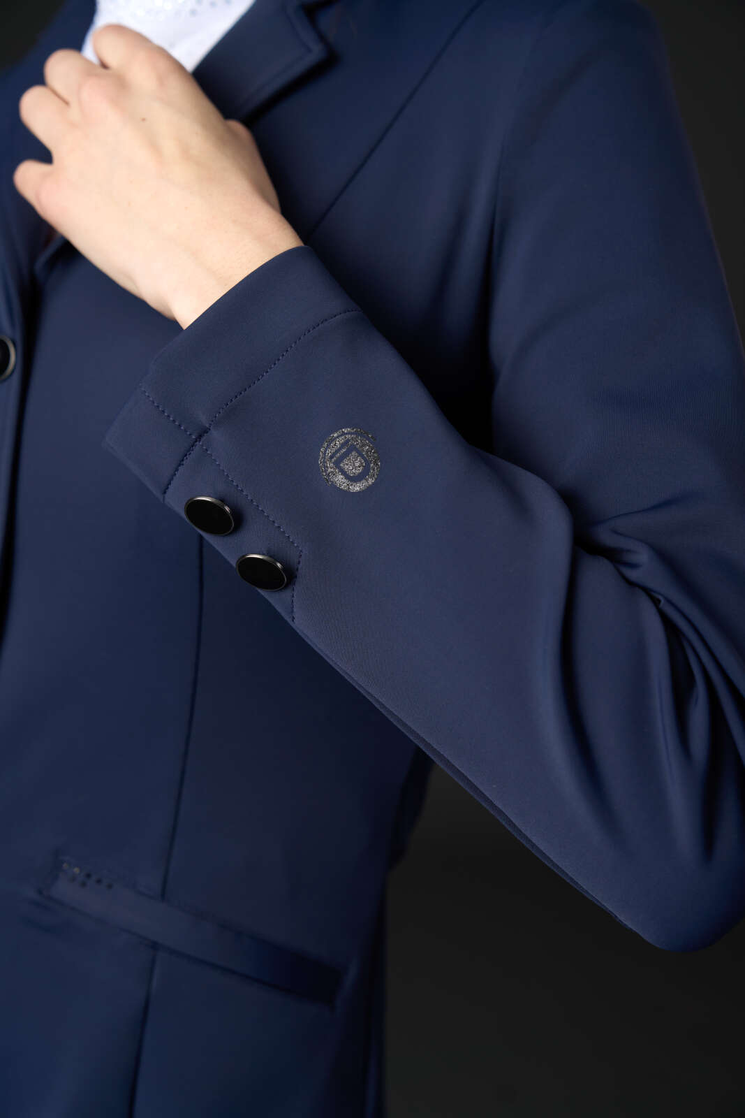 Equipage Monroe show jacket with rhinestone details