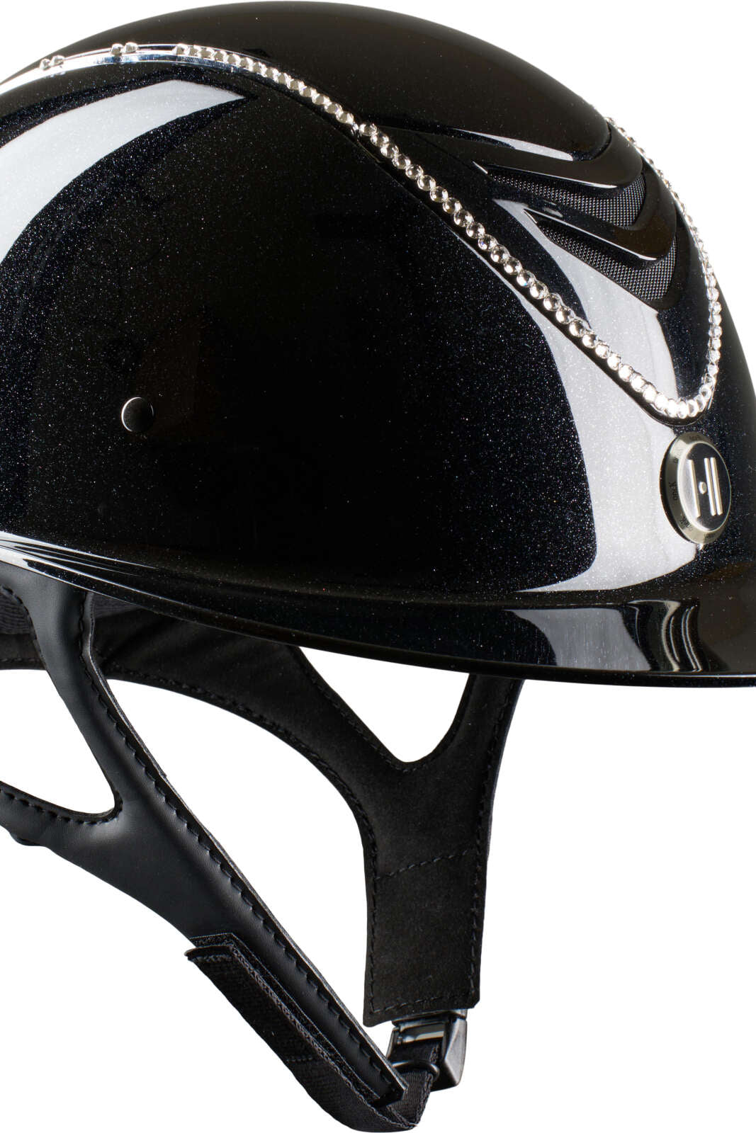 One K Avancé Lux ridhjälm - Skimmereffekt, swarovski pipe