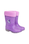 Equipage Light glitter wellies for kids