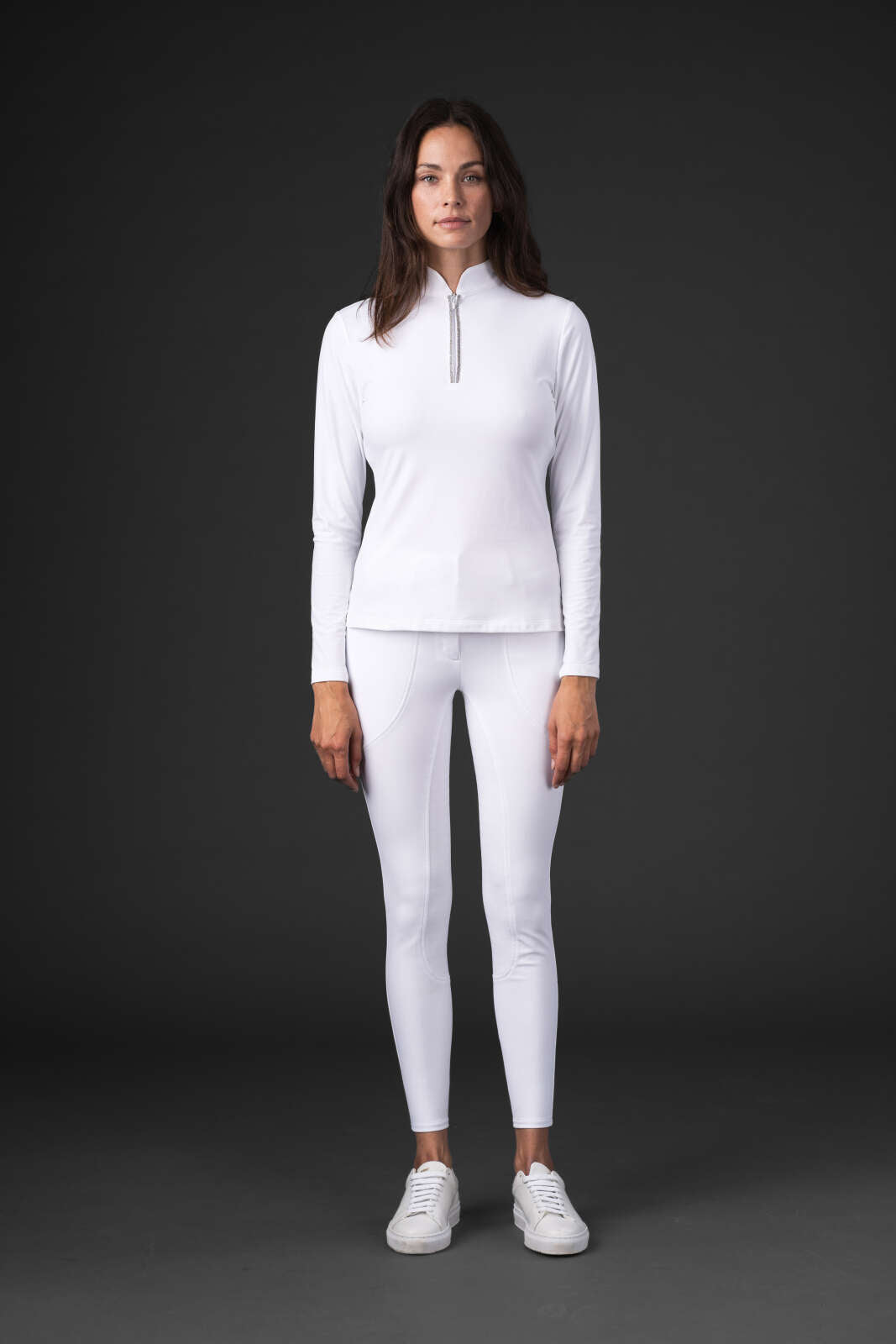 CATAGO Vinica ridebluse med half-zip