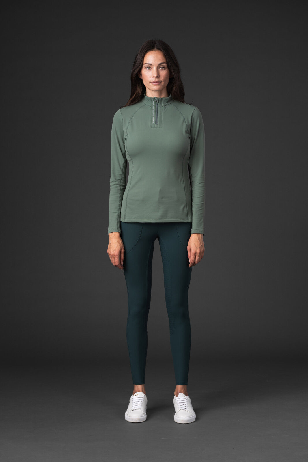 CATAGO Bree long sleeve Half-zip shirt