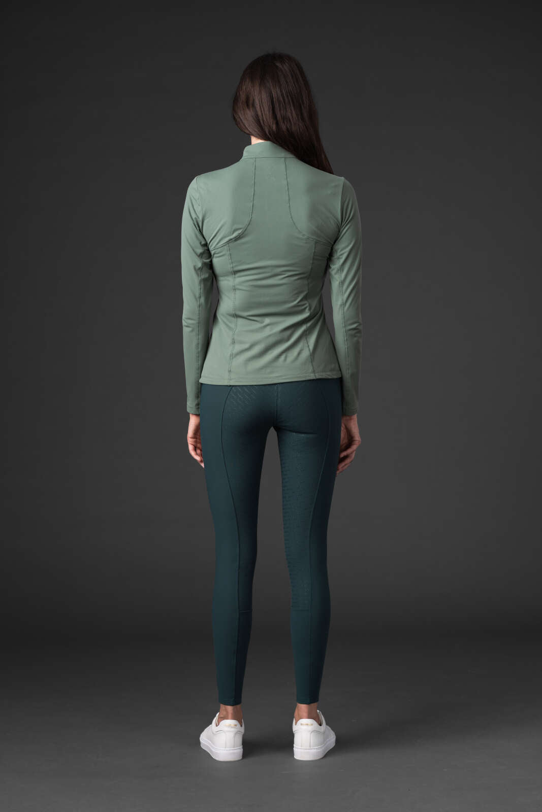 CATAGO Bree langærmet ridetrøje med half-zip